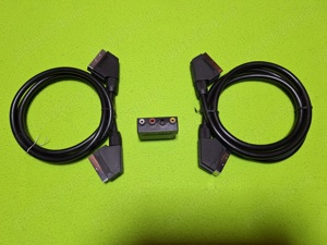 Cabluri euroscart + reductie ESCART la RCA si SVideo