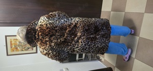 Vand Cojoc Leopard Animal Print (Blana Naturala)  - imagine 4