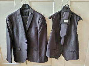 Costum C&A   Angelo Litrico gri inchis, marimea 50