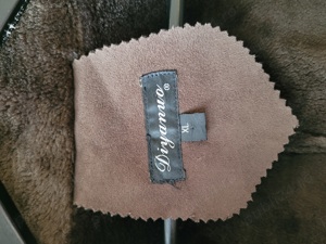 Haina   Geaca de iarna din piele intoarsa si imitatie de blana Diyanuo - imagine 2