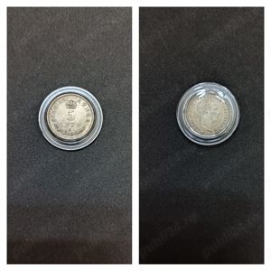 Moneda argint 5 Kreuzer, AUSTRIA, 1858