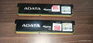 Memorii ram 4Gb DDR3 2x2Gb Adata Gaming series  2x2Gb DDR3-1600 Adata cu radiator  Perfect functiona - imagine 5