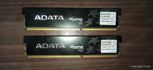 Memorii ram 4Gb DDR3 2x2Gb Adata Gaming series  2x2Gb DDR3-1600 Adata cu radiator  Perfect functiona