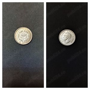 Moneda argint 6 Pence, AFRICA DE SUD, 1948