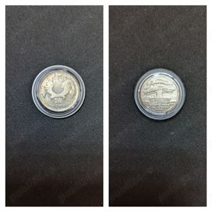 Moneda argint 10 Piastres, LIBAN, 1929