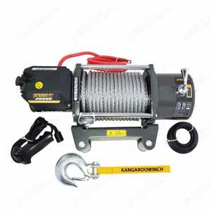 Troliu electric profesional KANGAROOWINCH K20000E lbs(trage 9090 kg) la 24V - imagine 2