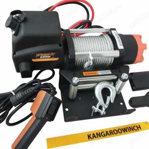 Troliu electric KANGAROOWINCH 6000 lbs(trage 2722 kg) la 12 V - imagine 2