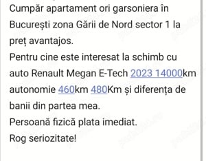 Achiziționez Apartament ori Garsonieră zona Gării de Nord sector 1  - imagine 2