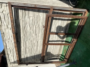 Schelet Poarta si usa Metalic - imagine 2