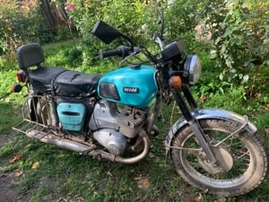 Motocicletă IJ Jupiter 4, cu atas