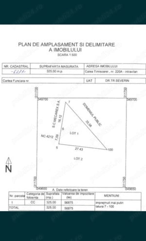 Teren 325mp Calea Timisoarei, Platforma Industriala Sud-Vest