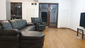 Canapea de piele Schreiber 4 locuri cu coltar si fotoliu recliner - imagine 4