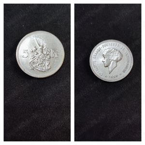 Moneda argint 5 Francs, LUXEMBURG, 1929