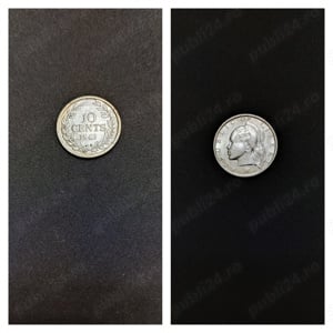 Moneda argint 10 Cents, LIBERIA, 1961