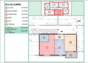 Apartament 2 camere decomandat in Popesti Leordeni