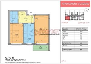 Discount 9% la 2 camere decomandat in Popesti Leordeni - imagine 6