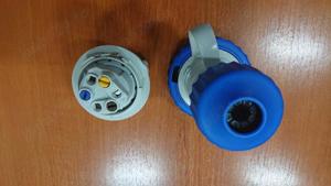 Stecher industrial 16A-6h, 200-250V, 2P+T, IP67 - 121buc - imagine 4