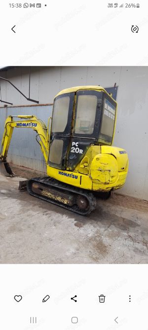 Miniexcavator Komatsu PC 20R - imagine 4