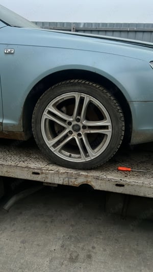 dezmembrez audi a6c6 3.0 tdi 4x4 bara aripi capota jante 18 alternator injectoare cutie viteze stop - imagine 4
