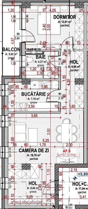 Apartament 2 camere,semifinisat,zona Somesului - imagine 13