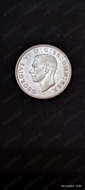 Moneda argint 2 Shillings, MAREA BRITANIE, 1941 - imagine 3