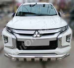 Bullbar inox, Lowbar Ranger, D-Max, L200, Navara, Hilux, Amarok, Musso - imagine 6