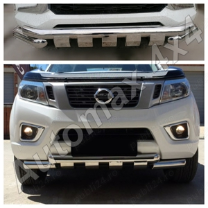Bullbar inox, Lowbar Ranger, D-Max, L200, Navara, Hilux, Amarok, Musso - imagine 2