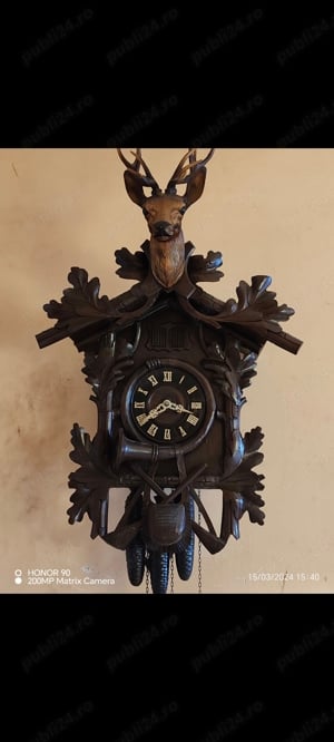 Ceas vânătoresc cu Cuc și Pitpalac este 1870 