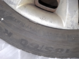 Vand 4 jante cu cauciucuri de iarna 185/60/R14 si 4 cauciucur de vara 215/60/R16 continental  - imagine 6