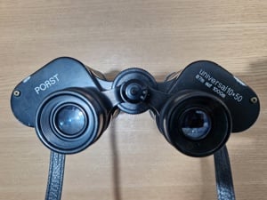 Binoclu PORST-lentile Carl Zeiss-vede de la 40 km