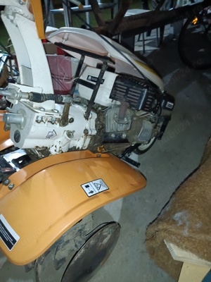 Motocultor O-Mac New 1000-S 8 CP + Plug + Rariță + Prășitoare + Roți Metalice O-Mac Premium NOI - imagine 6