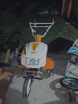 Motocultor O-Mac New 1000-S 8 CP + Plug + Rariță + Prășitoare + Roți Metalice O-Mac Premium NOI
