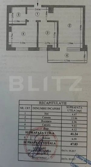 Apartement de 2 camere, 48 mp, loc de parcare, zona Bucium - imagine 11