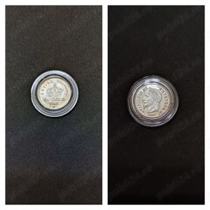 Moneda argint 20 Centimes, FRANTA, 1867