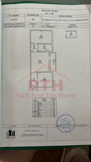 Apartament 2 camere, semidecomandat, Simion Barnutiu, Modern - imagine 15