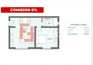 COMISION 0% Apartament cu 2 camere in Timisoara, zona Plopi - imagine 4