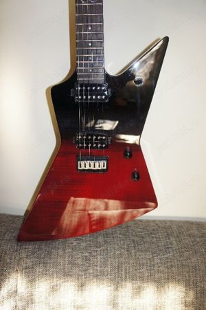 Chitara electrica Chapman Guitars Ghost Fret Black Blood + gigbag original gros - imagine 2