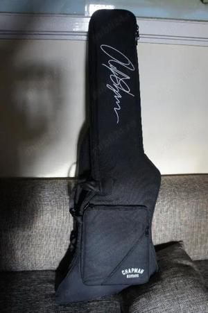 Chitara electrica Chapman Guitars Ghost Fret Black Blood + gigbag original gros - imagine 3