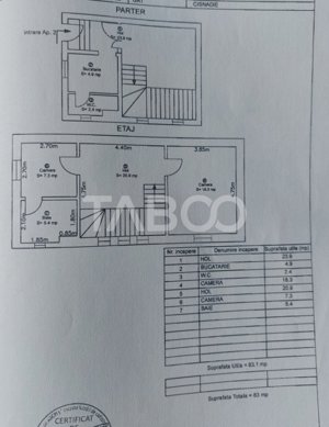 Apartament plus garsoniera la casa 103 mpu intrari separate Cisnadie - imagine 17