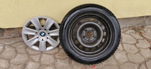 Anvelope iarnă PIRELLI Cinturato 205 55 R16 cu jenti BMW și capace - imagine 3