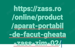 Aparat ZASS ZIM 02 cuburi gheață SIGILAT, 50% preț Mag etc, ocazie.. - imagine 4