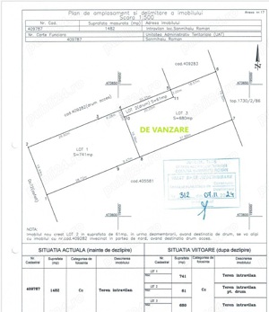 Parcela de 680 mp de vânzare în Sânmihaiu Român, direct de la proprietar, ideală pentru construcție  - imagine 2