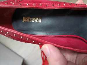 Pantofi Just Cavalli, piele intoarsa, nr 40 Made in Italy - imagine 4