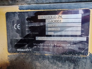 Excavator Komatsu PC 240 LC-7k  - imagine 8