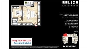 APARTAMENT 2 CAMERE BLOC NOU CERNICA PARCARE GRATIS