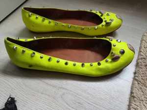 Marc by Marc Jacobs  Studded Leather ballet flats, Balerini Nr. 40 - imagine 3