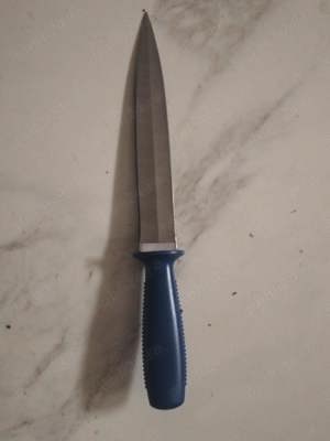 Cutit pentru Injunghiat cu 2 taisuri si Lama dreapta - imagine 2