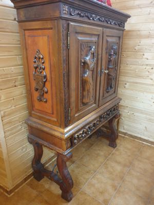 Mobilier lemn masiv sculptat - RENAȘTEREA SPANIOLĂ- IMAR Arad