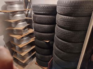  Roți vară/iarnă originale skoda 5x112/15"  - imagine 5