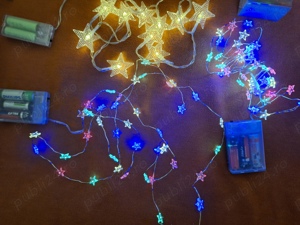 Instalatii pentru craciun, pe baterii, set de 4 bucati